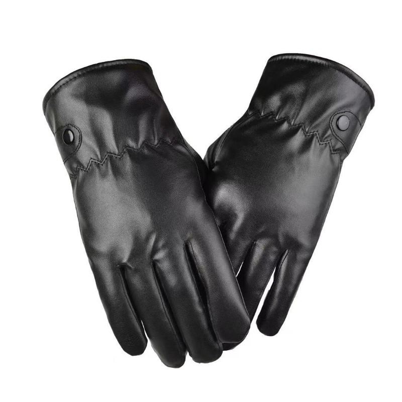 Moda inverno preto luvas de co - Leather Driving Glove avaliação e preço