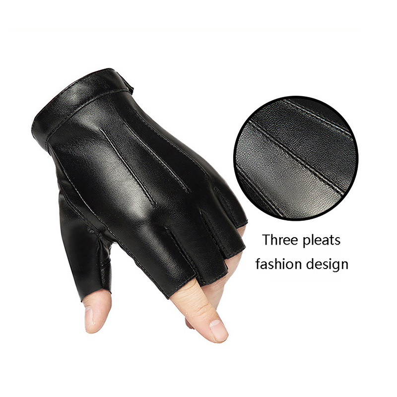 1 par de luvas masculinas sem  - Leather Driving Glove avaliação e preço