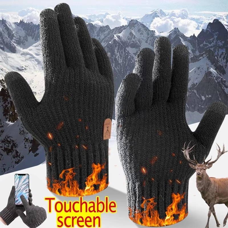 Luvas Térmicas de Lã Masculina - Wool Glove Lined avaliação e preço